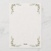 Last-Minute Family Christmas Party Invitation  Kaart (Achterkant)