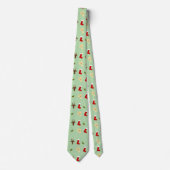 Last-Minute Gift Alert: Festive Goat Pattern Tie Stropdas (Voorkant)