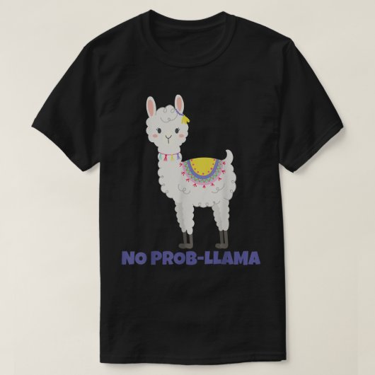 Last Minute Hanukkah No Prob Llama Alpaca Lovers T-shirt (Design voorkant)