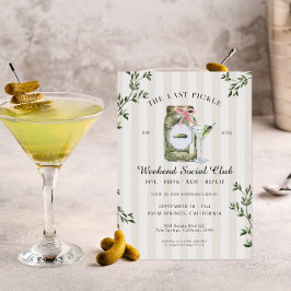 Last Pickle Social Club | Bruiloft Feest Kaart