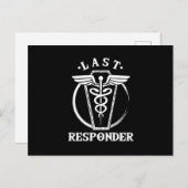 Last Responder Embalmer Funeral Director Job Gift Briefkaart (Voorkant / Achterkant)