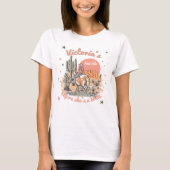 Last Ride Westerne Cowgirl Bachelorette T-shirt (Voorkant)
