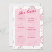 Last Rodeo Bachelorette Feest Template Kaart (Achterkant)