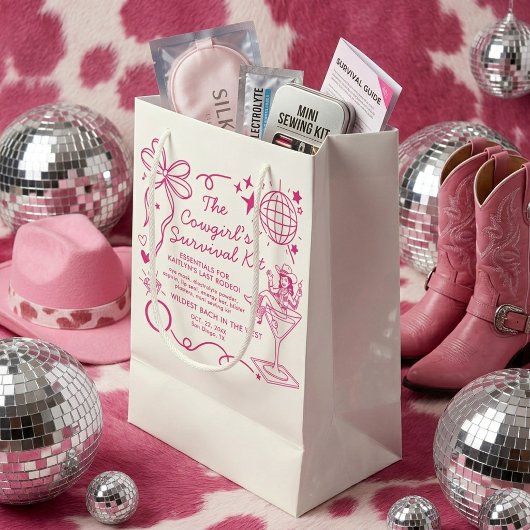 Last Rodeo Bachelorette Party Survival Kit Klein Cadeauzakje