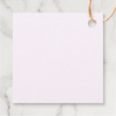 Last Rodeo Bachelorette Weekend | Roze Favorietent Bedankjes Labels (Achterkant)