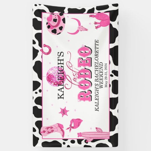 Last Rodeo Banner (Verticaal)