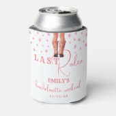 Last Rodeo Cowgirl Bachelorette Weekend Blikjeskoeler (Blikje Achterkant)