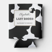 Last Rodeo Cowgirl Bachelorette Weekend Favors Blikjeskoeler (Voorkant)