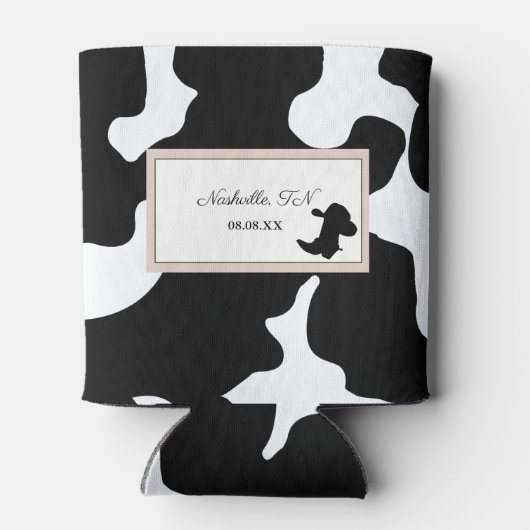 Last Rodeo Cowgirl Bachelorette Weekend Favors Blikjeskoeler (Achterkant)