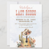 Last Rodeo Cowgirl Bachelorette Weekend Kaart (Voorkant)