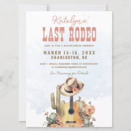 Last Rodeo Cowgirl Bachelorette Weekend Kaart