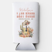 Last Rodeo Cowgirl Bachelorette Weekend Seltzer Blikjeskoeler (Voorkant)