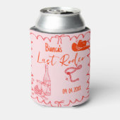 Last Rodeo Nashville Bachelorette Weekend Feestje Blikjeskoeler (Blikje Achterkant)