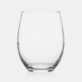 last rodeo pink and purple horseshoe floral wijnglas zonder voet (Rechts)