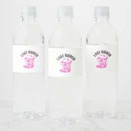 last rodeo pink southern bachelorette party waterfles etiket