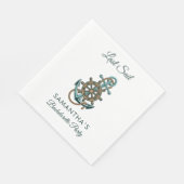 Last Sail Nautical Bachelorette Party Servet (Hoek)