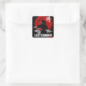 Last Samurai Vierkante Sticker (Tas)