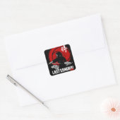 Last Samurai Vierkante Sticker (Envelop)