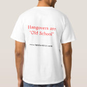 Last Shot™ Hangover Prevention Drink T-Shirt (Achterkant)
