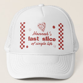 Last Slice Pizza Bachelorette Weekend Feest Trucker Pet