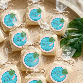 Last Splash Bachelorette Weekend Pool Party Favor Ronde Sticker