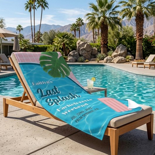 Last Splash Bachelorette Weekend Pool Party Strandlaken