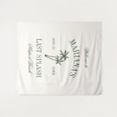 Last Splash Beach Palms Bachelorette Wandkleed (Voorkant (horizontaal))