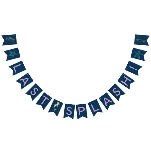 Last Splash Mermaid Bachelorette Banner (Alle)