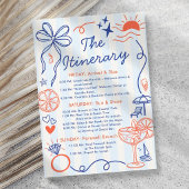 Last Spritz Amalfi Coast Bachelorette Itinerary Kaart