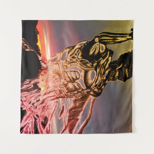 Last stand on Blood stained land Wandkleed (Voorkant (horizontaal))