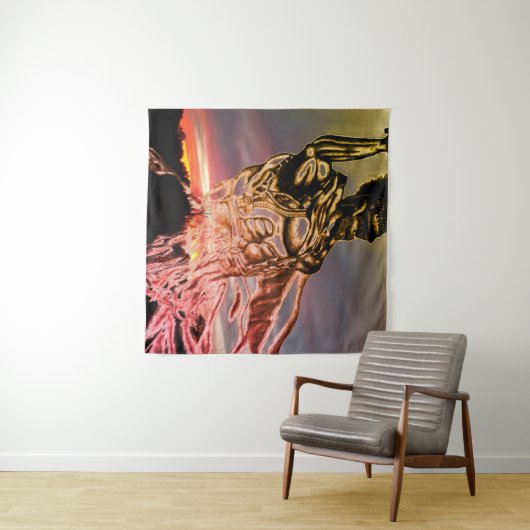 Last stand on Blood stained land Wandkleed (In Situ (horizontaal))