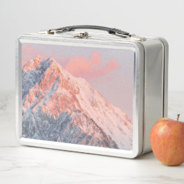 Last sun light on mountain Storžič, Slovenia