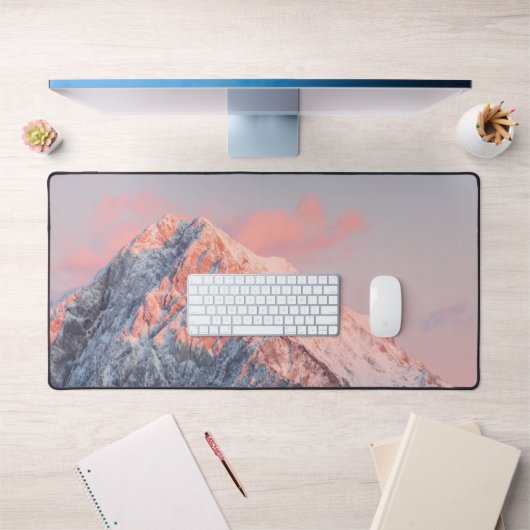 Last sun light on mountain Storžič, Slovenia Bureaumat (Kantoor 1)