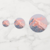 Last sun light on mountain Storžič, Slovenia Confetti (Achterkanten)