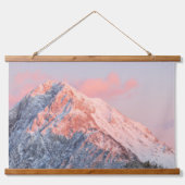 Last sun light on mountain Storžič, Slovenia Hangend Wandkleed (Voorkant)