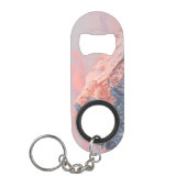 Last sun light on mountain Storžič, Slovenia Mini Flessenopener (Voorkant)