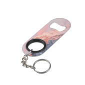 Last sun light on mountain Storžič, Slovenia Mini Flessenopener (Achterkant Gekanteld)