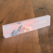 Last sun light on mountain Storžič, Slovenia Naambordje (Zijkant)