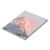 Last sun light on mountain Storžič, Slovenia Notitieblok (Linkerzijde)