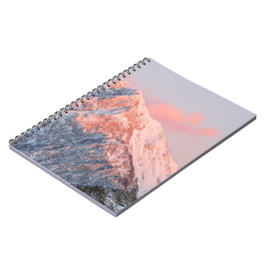 Last sun light on mountain Storžič, Slovenia Notitieboek (Linkerzijde)