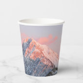 Last sun light on mountain Storžič, Slovenia Papieren Bekers (Voorkant)