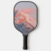 Last sun light on mountain Storžič, Slovenia Pickleball Paddle (Achterkant)