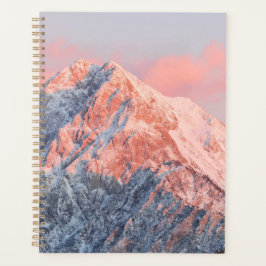 Last sun light on mountain Storžič, Slovenia Planner