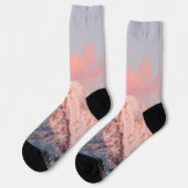 Last sun light on mountain Storžič, Slovenia Sokken (Links)