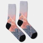 Last sun light on mountain Storžič, Slovenia Sokken (Rechts)