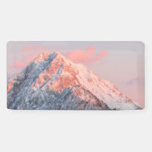 Last sun light on mountain Storžič, Slovenia Spandoek (Horizontaal)