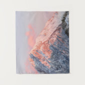 Last sun light on mountain Storžič, Slovenia Wandkleed (Voorkant)