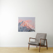 Last sun light on mountain Storžič, Slovenia Wandkleed (In Situ (horizontaal))