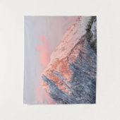 Last sun light on mountain Storžič, Slovenia Wandkleed (Voorkant)