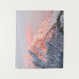 Last sun light on mountain Storžič, Slovenia Wandkleed